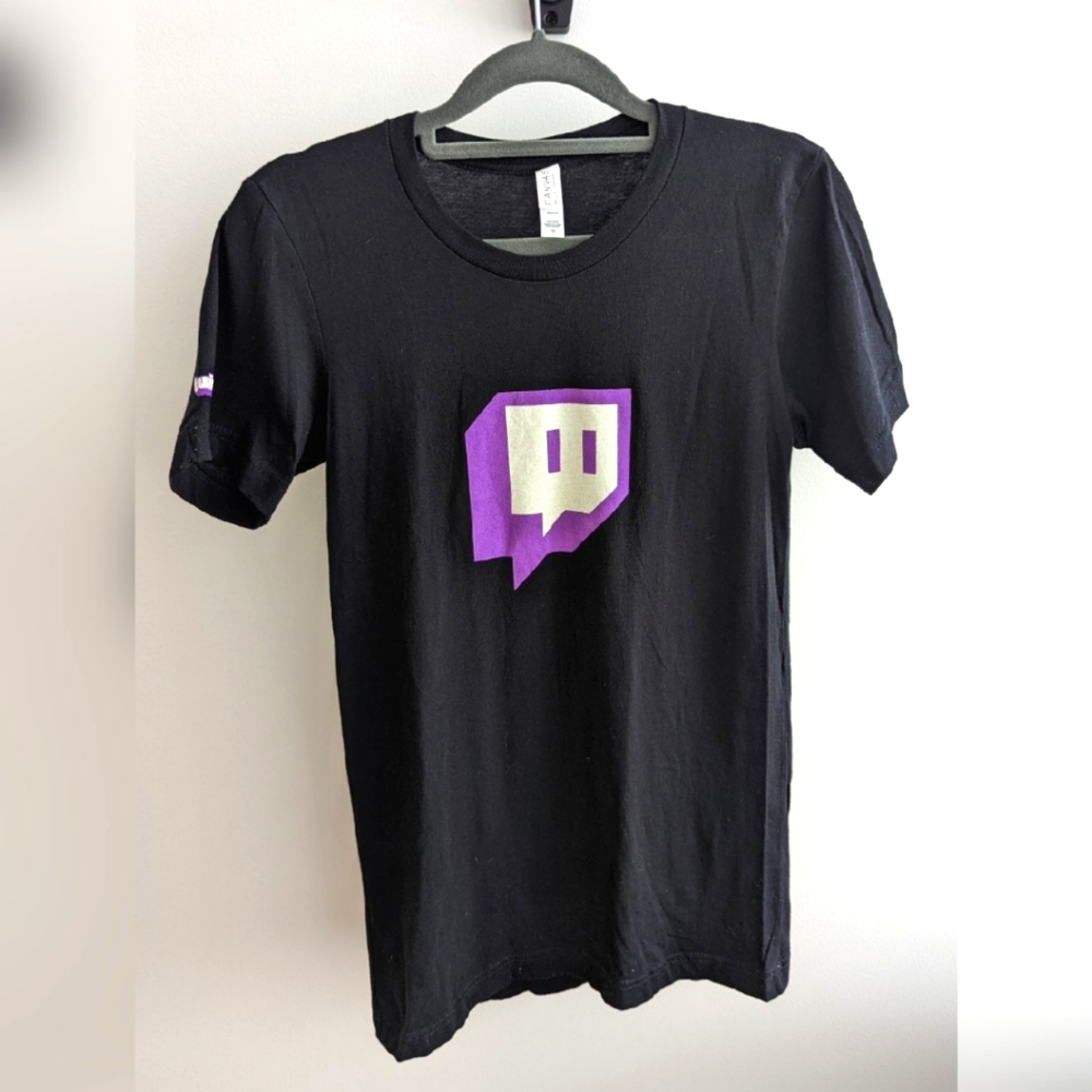 Twitch Tv Logo Graphic T-shirt Size XS